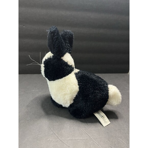 Russ Other - Smoothie By Russ Berrie 6" Black And White Bunny Rabbit Toy Vintage Plush